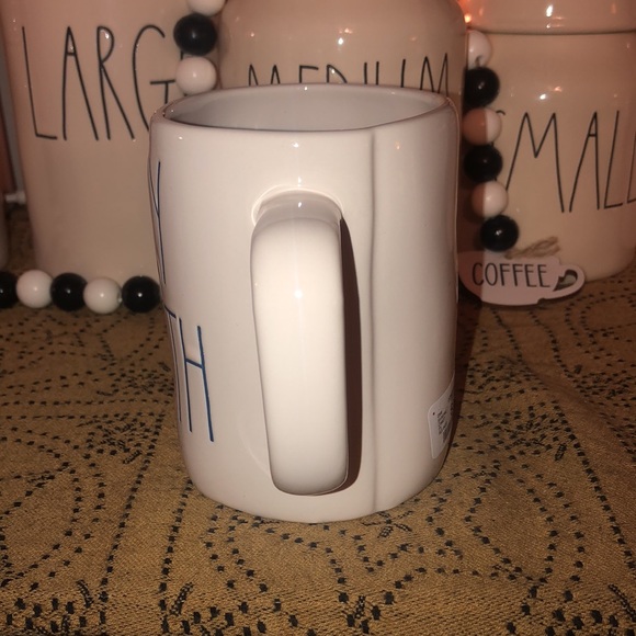 Rae Dunn HAPPY FOURTH Mug White - Picture 3 of 6